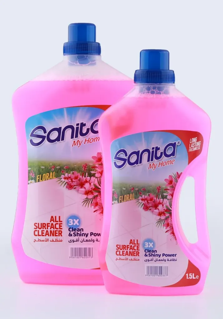 [FD102F1.5L] Sanita My Home Floor Detergent 1.5L Floral 1x12