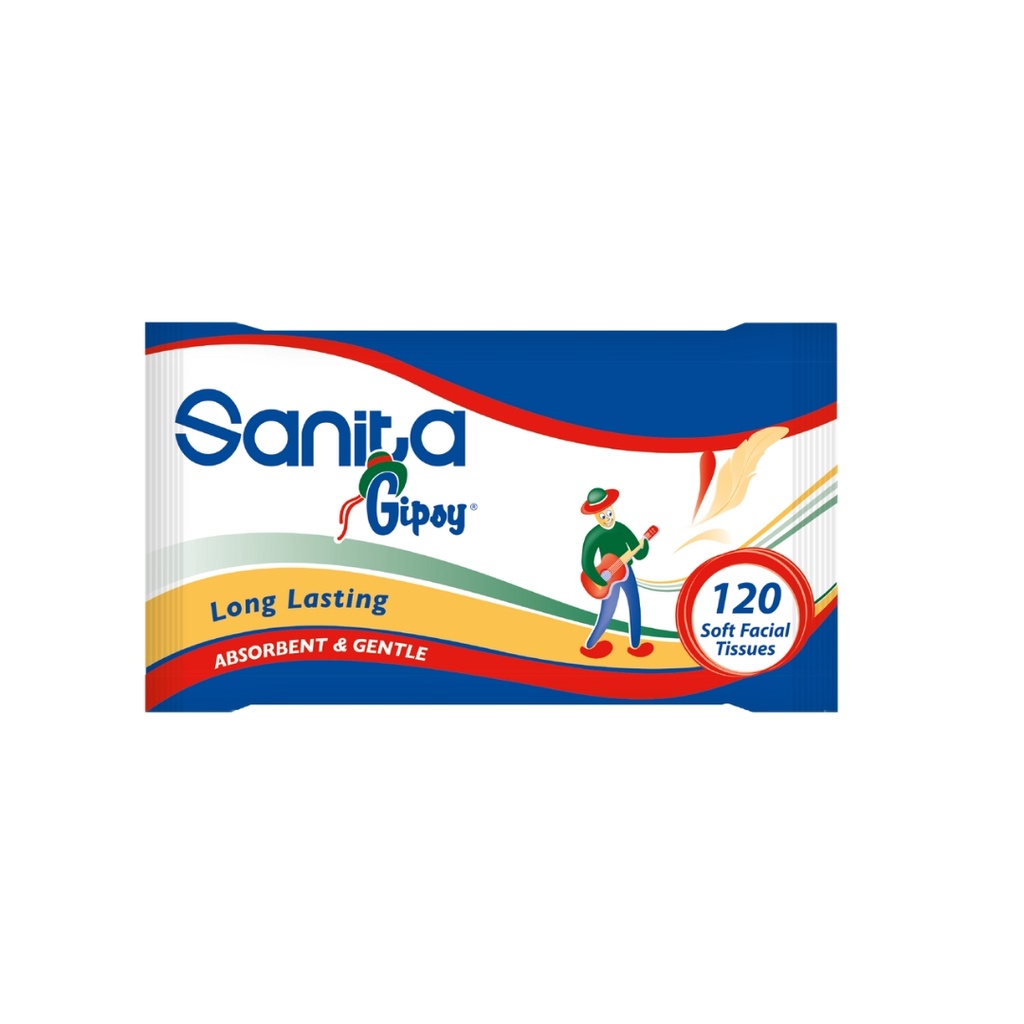 Sanita Gipsy Facial Tissue 2P 19x16cm 120SH 1x60