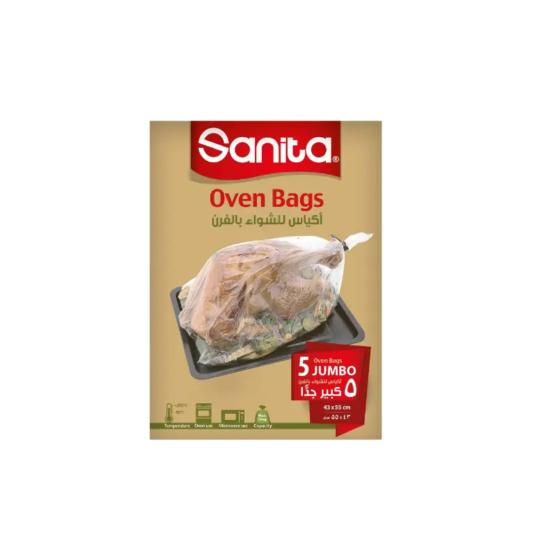 [OB103] Sanita Oven Bags Jumbo 43x55cm 5B 2x24