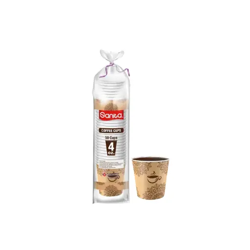 [PC101] Sanita Paper Cups 4 Oz. 50x20