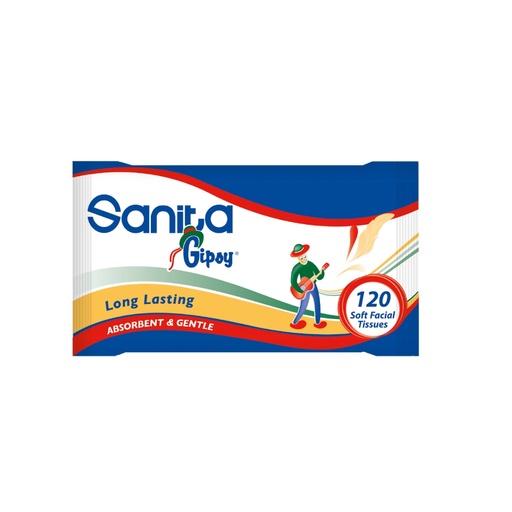 [FT103] Sanita Gipsy Facial Tissue 2P 19x16cm 120SH 1x60